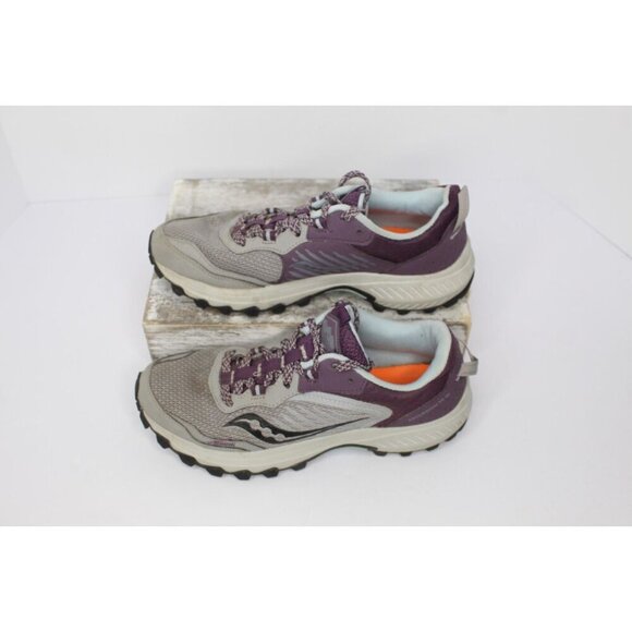 Saucony Excursion TR15 Women's 8.5 Gray/Purple Running Trail Shoes S10670-21 - Picture 3 of 12